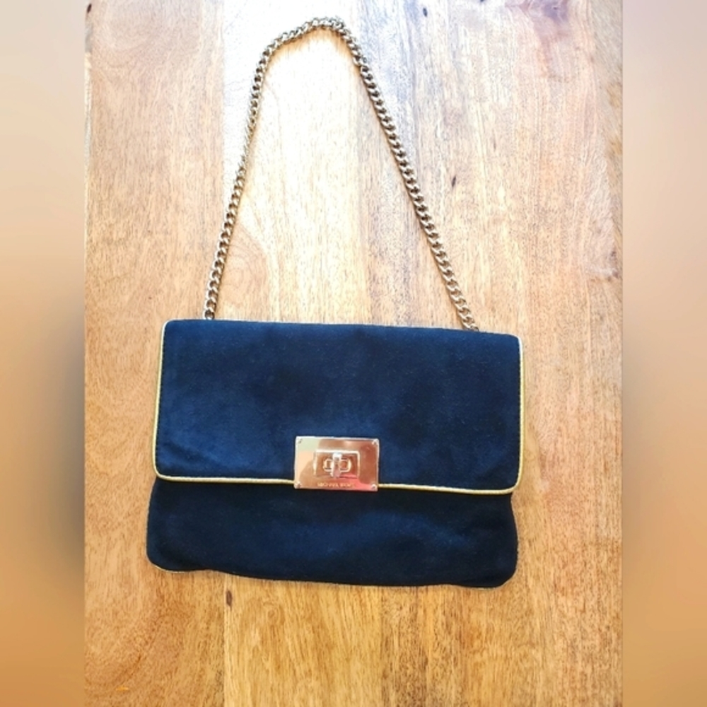 Michael‎ Kors black Sloan evening purse